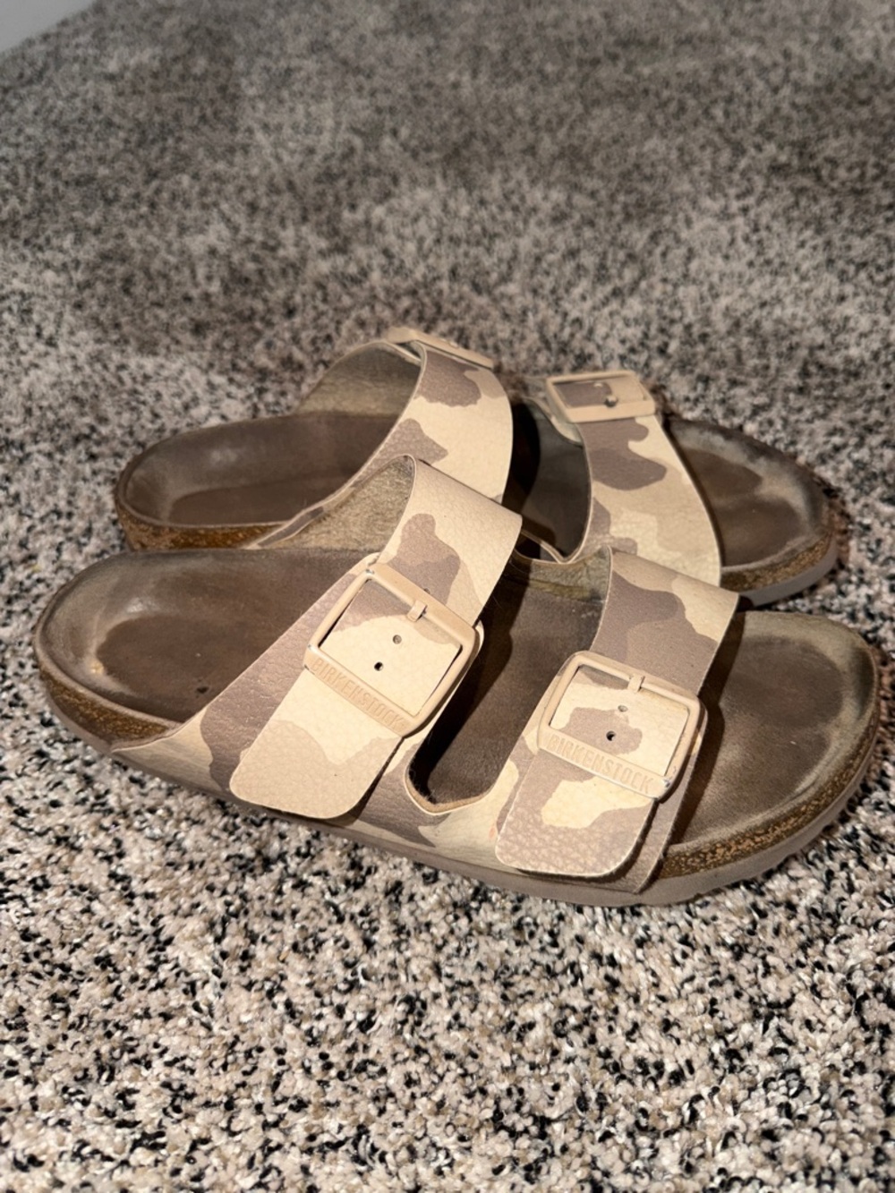 Birkenstock Arizona Sandal Brown Camo Women's Size 38